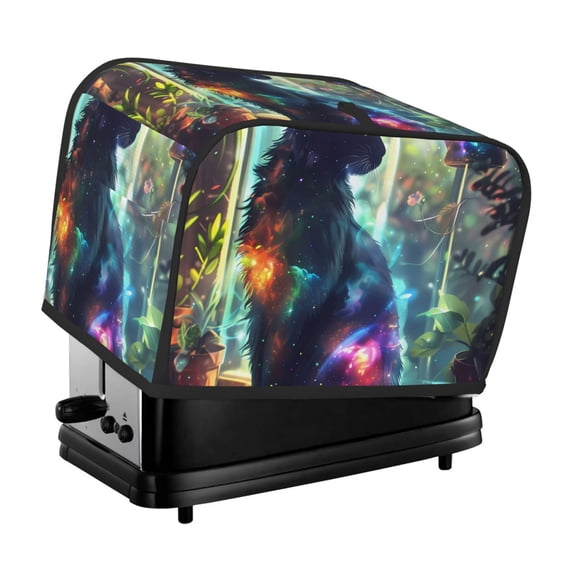 Fotbe Cosmic Cat In Window for Two Slice Toaster Cover, Fingerprint Protector, Super Soft Appliance Cover And Dust Cover,Bread Dust Cover & Fingerprint Protection