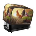 thumbnail image 1 of Fotbe Country Farm Morning Rooster for Two Slice Toaster Cover, Fingerprint Protector, Super Soft Appliance Cover And Dust Cover,Bread Dust Cover & Fingerprint Protection, 1 of 7