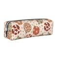 thumbnail image 1 of Fotbe Cow Spots And Disco Ball Pattern Leather Pencil Case, Pencil Pouch with Durable Zipper, Compact and Stylish Organizer for Stationery, Art Supplies, Travel Essentials, 1 of 7