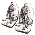 thumbnail image 1 of Fotbe Cowboy Ride A Horse Pattern Automotive Seat Covers for Cars Trucks and SUVs – Car Seat Covers for Front Seats,Protective Seat Covers,Vehicle Seat Covers, Set of 2, 1 of 9