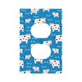 thumbnail image 1 of Fotbe Cows Milk Print Duplex Receptacle Wall Plate, 1-Gang 5.0" x3.0" Wall Outlet Covers, Dual Outlet Faceplates Covers, Color-matched Screws Included-Style S, 1 of 6