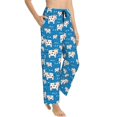 thumbnail image 1 of Fotbe Cows Milk Women's Pajama Pants,Sleepwear Pants,Pj Bottoms Drawstring And Pockets-Small, 1 of 7