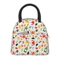 thumbnail image 1 of Fotbe Crabs Shrimps Pattern Lunch Bag, Insulated Lunch Box, Small Leakproof Cooler Food Lunch Containers Reusable High Capacity Lunch Tote Bags for Work, Travel, Outdoor, 1 of 6