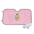 thumbnail image 1 of Fotbe Cute Avocado Car Windshield Sunshade | Sun Visor Protector Front Window Shade, Keeps Out UV Rays, Keeps Your Vehicle Cool-Medium, 1 of 7