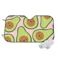 thumbnail image 1 of Fotbe Cute Avocado Car Windshield Sunshade | Sun Visor Protector Front Window Shade, Keeps Out UV Rays, Keeps Your Vehicle Cool-, 1 of 7