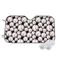 thumbnail image 1 of Fotbe Cute Baseball Car Windshield Sunshade | Sun Visor Protector Front Window Shade, Keeps Out UV Rays, Keeps Your Vehicle Cool-, 1 of 7