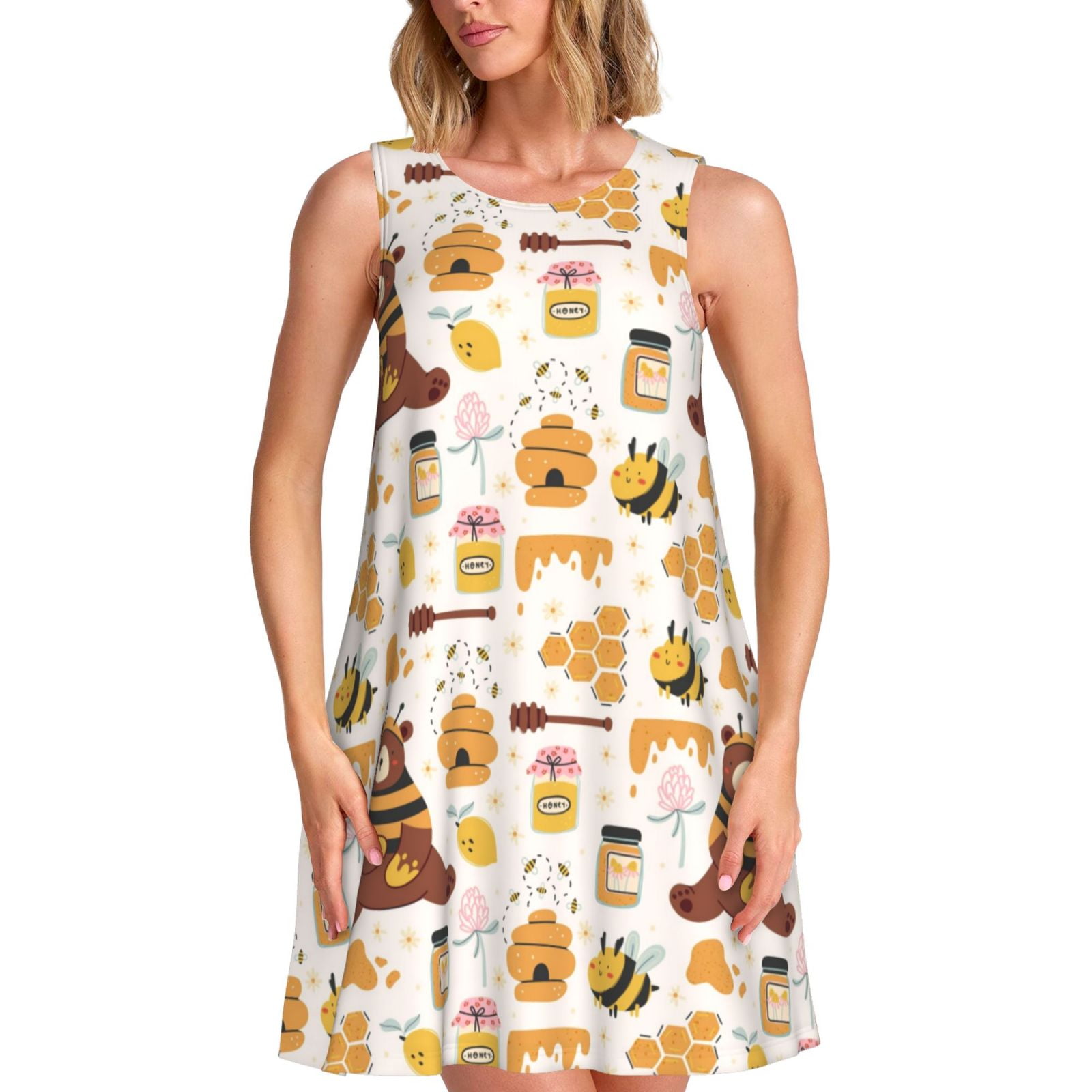 Honey Bee Hive Midi Dress main image 0