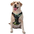 thumbnail image 1 of Fotbe Cute Big-Eyed Black Cat Pattern Dog Harness, No-Pull Pet Harness with 2 Leash Clips, Adjustable Soft Padded Dog Vest with Easy Control Handle for Large Dogs-X-Large, 1 of 6