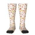 thumbnail image 1 of Fotbe Cute Cartoon Mushrooms print Women's Men's Novelty Crew Socks Cotton Socks Knee High Socks for Walking,Running,Nurses,Pregnancy, 1 of 9