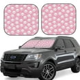 thumbnail image 1 of Fotbe Cute Cat 2-Piece Car Windshield Sun Shade | Sun Blocker for Car Windshield | Foldable Automotive Interior Accessories for Sun Protection-Small, 1 of 7