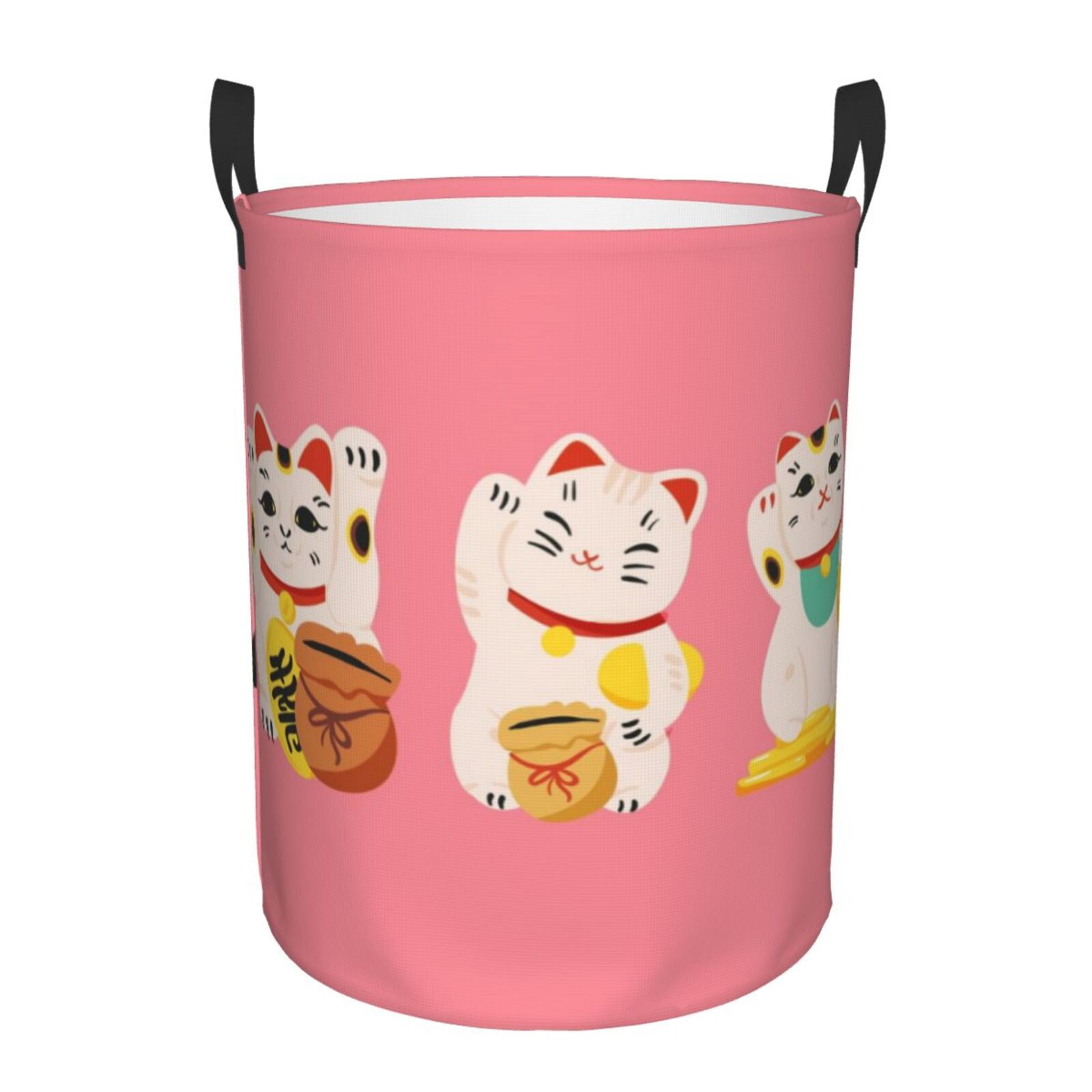 Life Is Better With Cute Cats - Personalized Laundry Basket