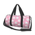 Fotbe Cute Cat Pattern Foldable Sports Gym Bag with Wet Dry Pocket