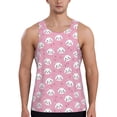 thumbnail image 1 of Fotbe Cute Cat Pattern Men's Quick Dry Workout Tank Top Gym Muscle Tee Fitness Bodybuilding Sleeveless T Shirt Breathable Workout Shirt-Small, 1 of 9