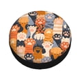 thumbnail image 1 of Fotbe Cute Cat Paw Spare Tire Cover Thickening Universal Fit for Jeep, Trailer, RV, SUV, Truck, Tough Tire Wheel Soft Cover-15 inch, 1 of 8