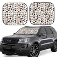 thumbnail image 1 of Fotbe Cute Cats 2-Piece Car Windshield Sun Shade | Sun Blocker for Car Windshield | Foldable Automotive Interior Accessories for Sun Protection-Large, 1 of 7