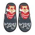thumbnail image 1 of Fotbe Cute Christmas Gnomes (2) Pattern Women's Fuzzy Slippers Plush Slippers Fluffy Winter House Shoes Indoor and Outdoor-Medium, 1 of 8
