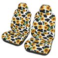 thumbnail image 1 of Fotbe Cute Cow Print Sunflower C Pattern Automotive Seat Covers for Cars Trucks and SUVs – Car Seat Covers for Front Seats,Protective Seat Covers,Vehicle Seat Covers, Set of 2, 1 of 9