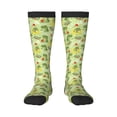 thumbnail image 1 of Fotbe Cute Dinosaurs Cartoon print Women's Men's Novelty Crew Socks Cotton Socks Knee High Socks for Walking,Running,Nurses,Pregnancy, 1 of 9