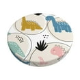 thumbnail image 1 of Fotbe Cute Dinosaurs Stool Covers Round,Waterproof Round Bar Stool Covers Bar Chair Covers Washable Stool Cushion Slipcover for 12-14 Inch Chair-12 inch, 1 of 7