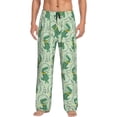 thumbnail image 1 of Fotbe Cute Dinosaurs in Space Men's Pajama Pants,Sleepwear Pants,Pj Bottoms Drawstring And Pockets-Large, 1 of 9