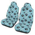thumbnail image 1 of Fotbe Cute Dog Footprints Pattern Automotive Seat Covers for Cars Trucks and SUVs – Car Seat Covers for Front Seats,Protective Seat Covers,Vehicle Seat Covers, Set of 2, 1 of 9