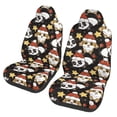 thumbnail image 1 of Fotbe Cute Dog Panda Pattern Automotive Seat Covers for Cars Trucks and SUVs – Car Seat Covers for Front Seats,Protective Seat Covers,Vehicle Seat Covers, Set of 2, 1 of 9