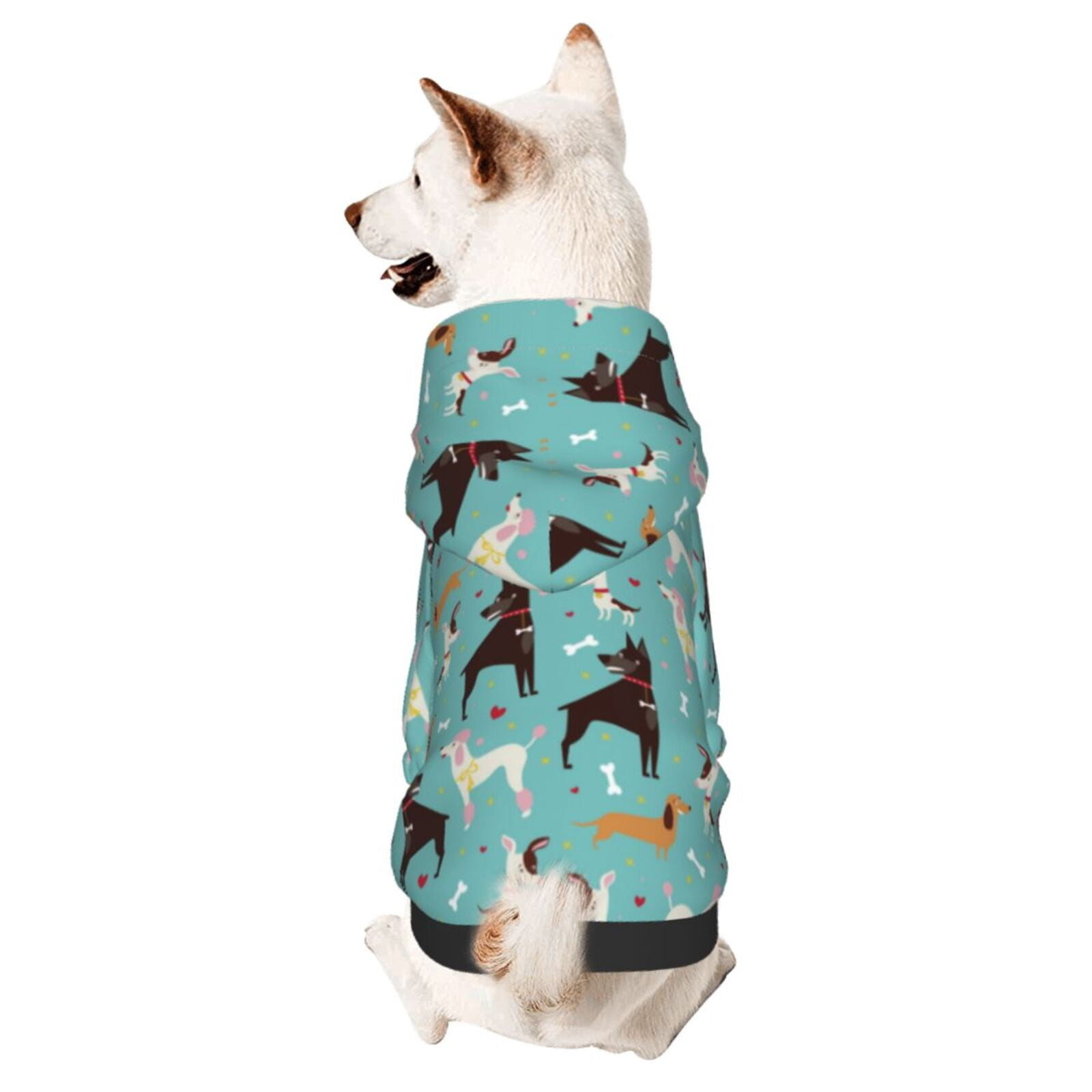 SMALL DOG - Bunny Hood Doggy Sweatshirt Navy main image 0