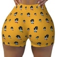 thumbnail image 1 of Fotbe Cute Dog Seamless Shorts, Womens Workout Shorts High Waist Stretch Booty Short for Gym/Yoga/Running/Biking-X-Large, 1 of 9