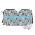 thumbnail image 1 of Fotbe Cute Donut Car Windshield Sunshade | Sun Visor Protector Front Window Shade, Keeps Out UV Rays, Keeps Your Vehicle Cool-Small, 1 of 7