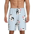 thumbnail image 1 of Fotbe Cute Farm Cow Pajama Shorts for Men, Men's Pajama Bottoms, Sleepwear,Short Pajama Pants-Large, 1 of 9