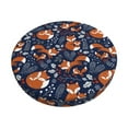 thumbnail image 1 of Fotbe Cute Foxes Stool Covers Round,Waterproof Round Bar Stool Covers Bar Chair Covers Washable Stool Cushion Slipcover for 12-14 Inch Chair-13 inch, 1 of 7