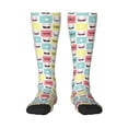 thumbnail image 1 of Fotbe Cute French Bulldog print Women's Men's Novelty Crew Socks Cotton Socks Knee High Socks for Walking,Running,Nurses,Pregnancy, 1 of 9