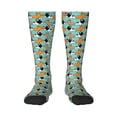 thumbnail image 1 of Fotbe Cute French Bulldog print Women's Men's Novelty Crew Socks Cotton Socks Knee High Socks for Walking,Running,Nurses,Pregnancy, 1 of 9