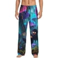 thumbnail image 1 of Fotbe Cute Fuzzy Fantasy Creatures Men's Pajama Pants,Sleepwear Pants,Pj Bottoms Drawstring And Pockets-Large, 1 of 7