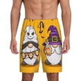 thumbnail image 1 of Fotbe Cute Gnomes Halloween Pajama Shorts for Men, Men's Pajama Bottoms, Sleepwear,Short Pajama Pants-Large, 1 of 9