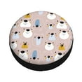 Fotbe Cute Hand Drawn Bear Spare Tire Cover Thickening Universal Fit