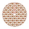 thumbnail image 1 of Fotbe Cute Heart Fox Cartoon Pattern Christmas Tree Skirt, Tree Skirts Plush Christmas Decorations, Christmas Tree Skirts Xmas Decorations Holiday Party Decor-30", 1 of 6