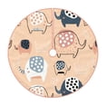 thumbnail image 1 of Fotbe Cute Ink Drawn Elephants Pattern Christmas Tree Skirt, Tree Skirts Plush Christmas Decorations, Christmas Tree Skirts Xmas Decorations Holiday Party Decor-48", 1 of 6