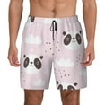 thumbnail image 1 of Fotbe Cute Panda Men’s Swim Trunks Quick Dry Swim Shorts Board Shorts with Mesh Lining-Medium, 1 of 9