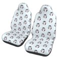 thumbnail image 1 of Fotbe Cute Penguin with Scarf Pattern Automotive Seat Covers for Cars Trucks and SUVs – Car Seat Covers for Front Seats,Protective Seat Covers,Vehicle Seat Covers, Set of 2, 1 of 9