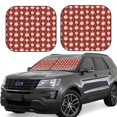 thumbnail image 1 of Fotbe Cute Pig with Coins 2-Piece Car Windshield Sun Shade | Sun Blocker for Car Windshield | Foldable Automotive Interior Accessories for Sun Protection-Small, 1 of 7