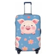 thumbnail image 1 of Fotbe Cute Pig Flowers Luggage Cover Protector,Suitcase Protector,Scratch and Dirt Resistant,Fits 18-32 Inch Luggage-Large, 1 of 9