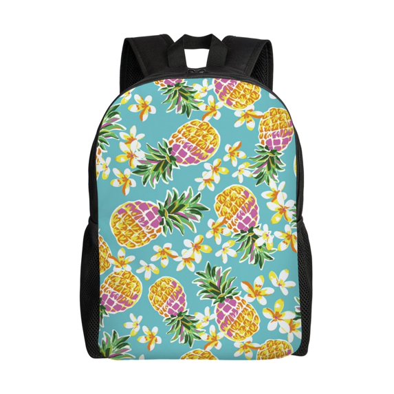 Fotbe Cute Pineapples Travel Laptop Backpack, Business Slim Sturdy Laptops Backpack, Water Resistant College School Computer Bag Gift for Men & Women Fits 15.6 Inch Notebook