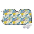 thumbnail image 1 of Fotbe Cute Poodle Dog Car Windshield Sunshade | Sun Visor Protector Front Window Shade, Keeps Out UV Rays, Keeps Your Vehicle Cool-, 1 of 7