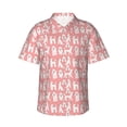 thumbnail image 1 of Fotbe Cute Poodle Dog Hawaiian Shirt for Men Unisex Summer Beach Casual Short Sleeve Cotton Linen Button Down Shirts-Medium, 1 of 5
