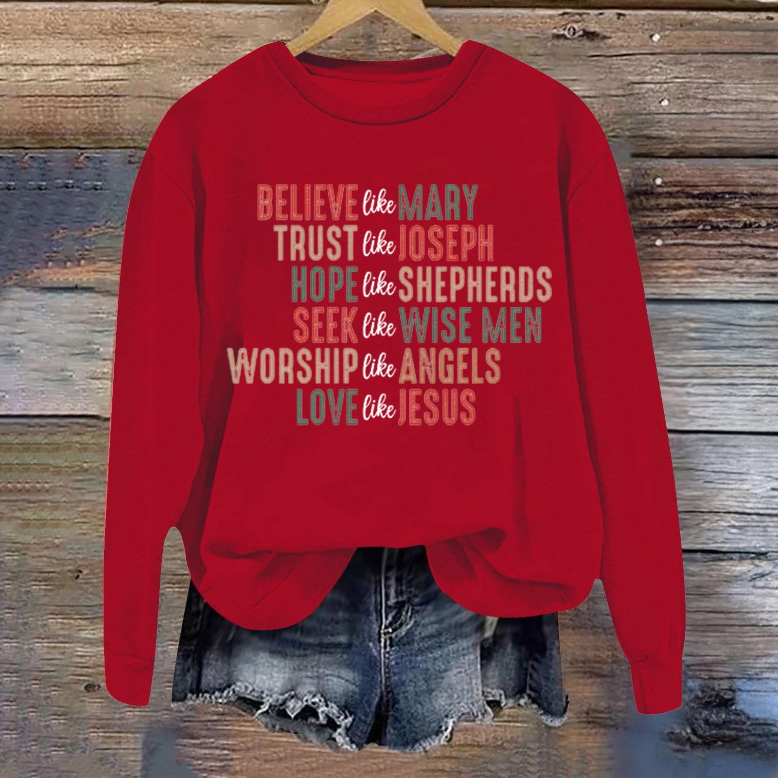 Women's Trendy Pullover Hoodie Letter Print Round Neck Top For Fall & Winter Cute Fashion Top Blouse Top Light Sweatshirt Fall Tunic Crop Set Junior Vintage Sweater Clothes Shopping Casual Top Dresses