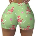 thumbnail image 1 of Fotbe Cute Poodle Dog Seamless Shorts, Womens Workout Shorts High Waist Stretch Booty Short for Gym/Yoga/Running/Biking-, 1 of 9