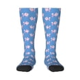 thumbnail image 1 of Fotbe Cute Poodle Dog print Women's Men's Novelty Crew Socks Cotton Socks Knee High Socks for Walking,Running,Nurses,Pregnancy, 1 of 8