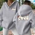 thumbnail image 1 of And Winter Fashionable And Interesting Printed Women's Hooded Sweatshirt Without Pockets Womens Hoodie Full Zip Zip up Dress Womens Winter Hoodie Womens Sweatshirt Tunic Sweatshirt Zip up Jacket Women, 1 of 4
