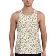 thumbnail image 1 of Fotbe Cute Rabbit Pattern Men's Quick Dry Workout Tank Top Gym Muscle Tee Fitness Bodybuilding Sleeveless T Shirt Breathable Workout Shirt-3X-Large, 1 of 9